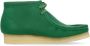 Clarks Groene leren Wallabee laars Mocassin stijl Green Heren - Thumbnail 1