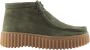 Clarks Groene Nubuck Casual Schoenen Green Dames - Thumbnail 1