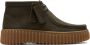 Clarks Groene Nubuck Casual Sneakers Green Dames - Thumbnail 1