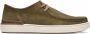 Clarks Groene Olijf Wallabee Stijl Sneaker Green Heren - Thumbnail 1