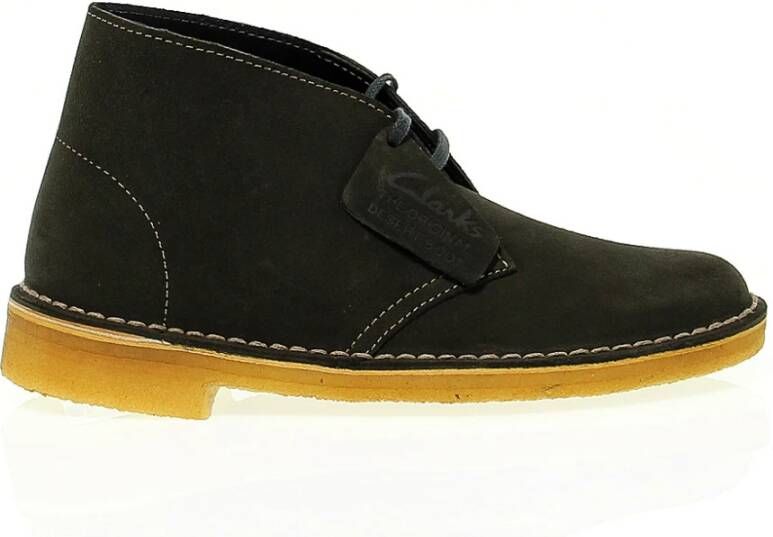 Clarks Groene Suède Lage Laars Desert Boot Stijl Green Dames