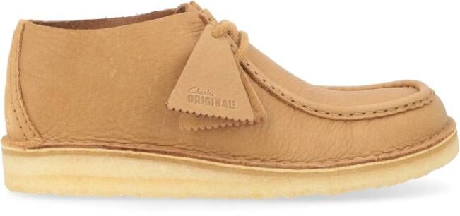 Clarks Handgemaakte Lichtbruin Leren Woestijnlaarzen Brown Heren