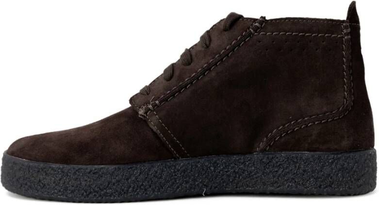 Clarks Heren Streethill Mid Leren Laarzen Brown Heren