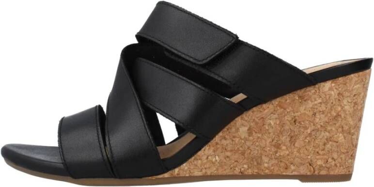 Clarks High Heel Sandals Black Dames