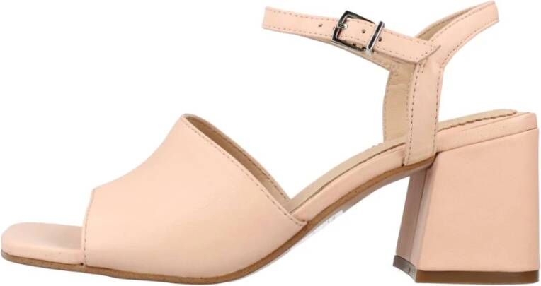 Clarks High Heel Sandals Pink Dames