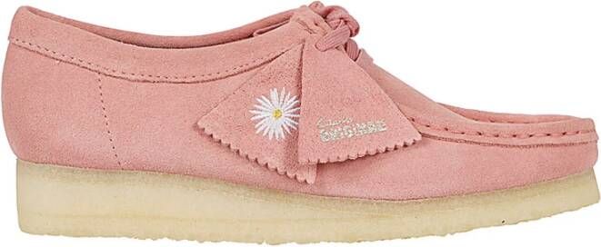 Clarks Iconische Roze Suède Schoen Pink Dames