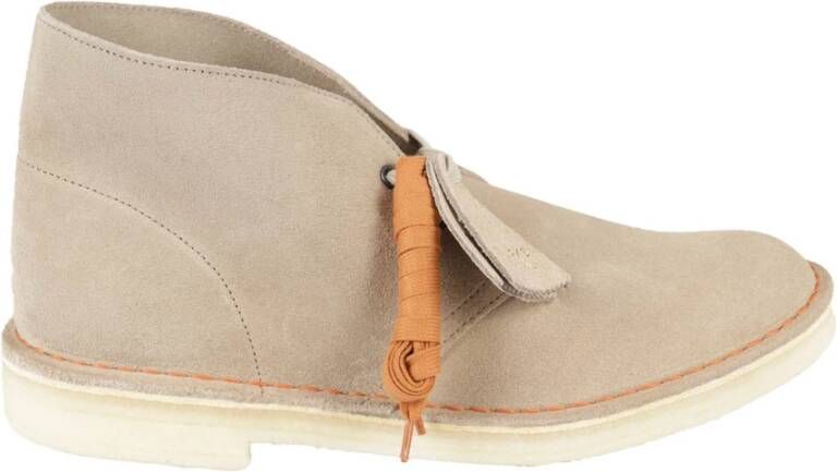 Clarks Klassieke Desert Boot voor Heren Beige Heren