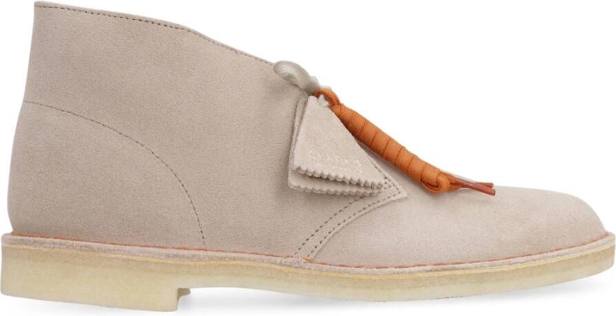 Clarks Klassieke Suede Desert Boots Beige Heren