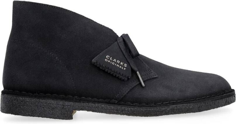 Clarks Klassieke Suede Woestijnlaarzen Blue Heren