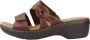 Clarks Koraal platte sandalen Brown Dames - Thumbnail 1