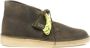 Clarks Desert Coal Groen Heren Veterboots Khaki Kleur Khaki - Thumbnail 2