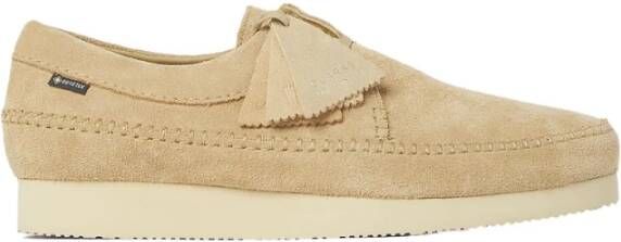 Clarks Laced Shoes Beige Heren