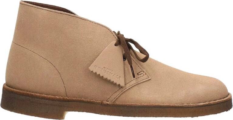 Clarks Lage Schoenen Beige Heren