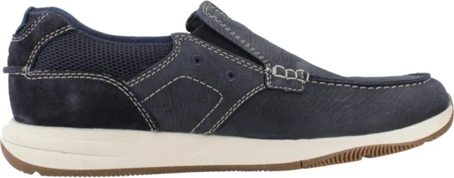 Clarks Instapper Sailview Step Blauw Nubuck