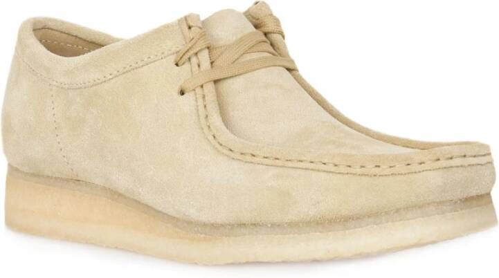 Clarks Loafers Wallabee Maple Beige Unisex