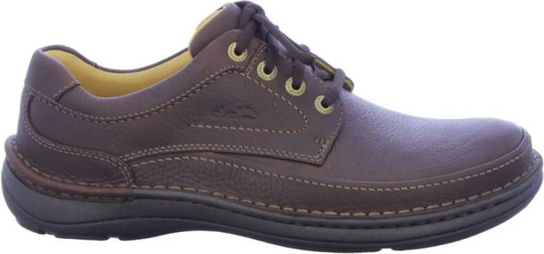 Clarks Nature Three Veterschoenen Brown Heren