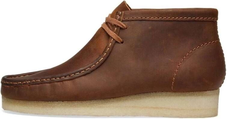 Clarks Originals Wallabee Boot Bijenwas Leer Brown Heren