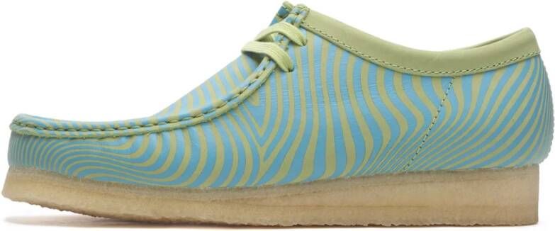 Clarks Originals Wallabee Stijlvolle Comfortabele Schoenen Blue Heren