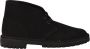 Clarks Originele Leren Schoenen Rubberen Zool Black Heren - Thumbnail 1