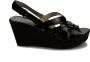 Clarks Patentleren Sleehak Sandalen Black Dames - Thumbnail 1