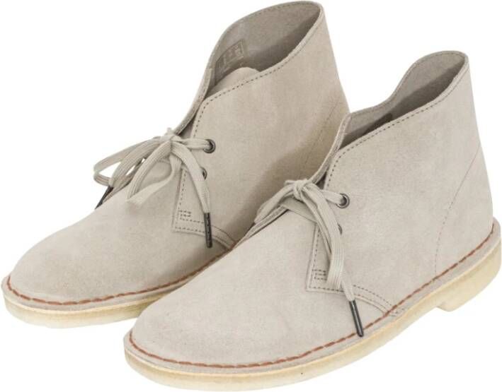 Clarks Platte schoenen Beige Heren