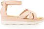 Clarks Comfortabele platte sandalen voor vrouwen Pink Dames - Thumbnail 2