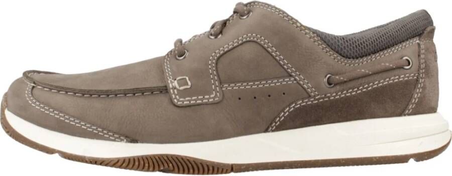 Clarks Sailview Lace Sneakers Brown Heren