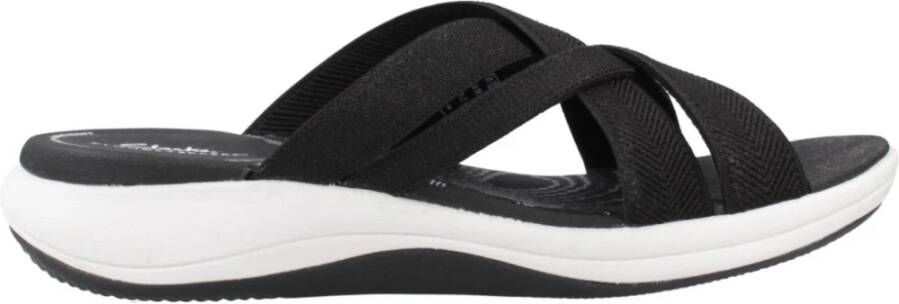 Clarks Sliders Black Dames