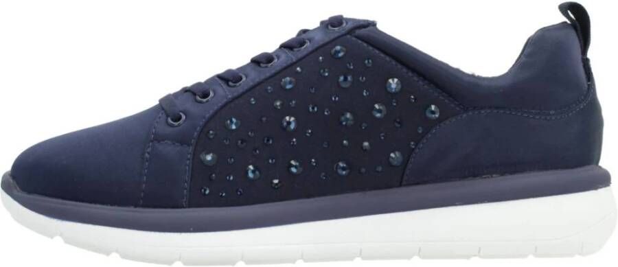 Clarks Stijlvolle Damessneakers Blue Dames