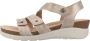 Clarks Stijlvolle Platte Sandalen Beige Dames - Thumbnail 1