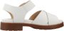 Clarks Stijlvolle Platte Sandalen voor Vrouwen White Dames - Thumbnail 2