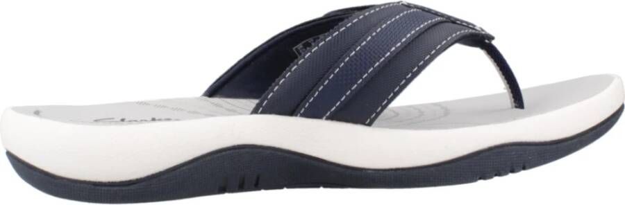 Clarks Stijlvolle Zomer Flip Flops Blue Dames