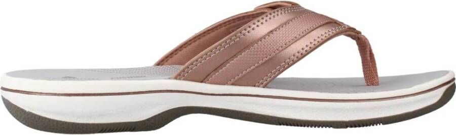 Clarks Stijlvolle Zomer Flip Flops Pink Dames