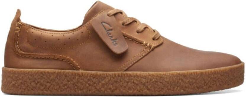 Clarks Streethill Lace Leer Brown Heren