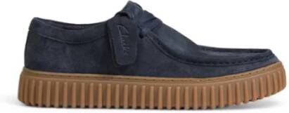 Clarks Suede Herenschoenen Herfst Winter Collectie Blue Heren