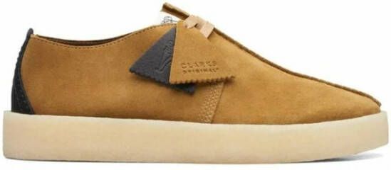 Clarks Trek Cup Oakmoss Suede Originals Bruin Heren