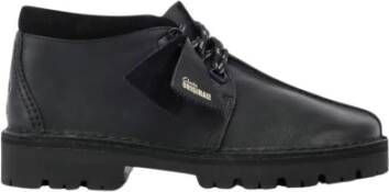 Clarks Trek Hike Zwarte Leren Schoenen Black Heren