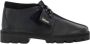 Clarks Trek Hike Zwarte Leren Schoenen Black Heren - Thumbnail 1