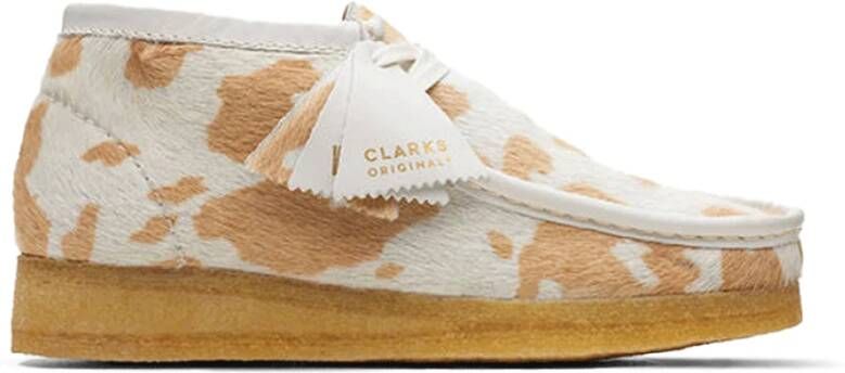 Clarks Wallabee Boot Cow Print Multicolor Dames