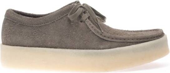 Clarks Wallabee Cup khaki bootschoenen Beige Heren