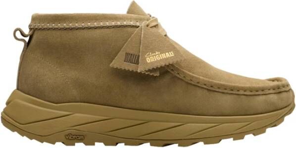 Clarks Wallabee Eden Beige Laarzen Brown Heren