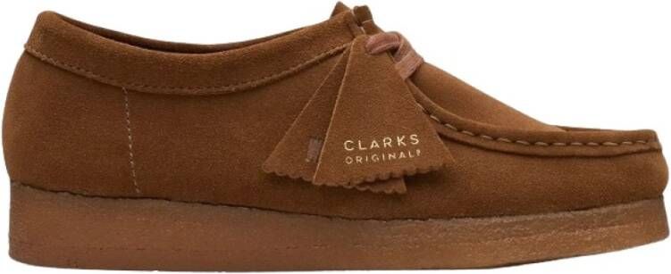 Clarks Wallabee Schoenen Brown Dames