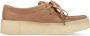 Clarks Warm Beige Wallabee Cup Mocassin Schoen Beige Dames - Thumbnail 1