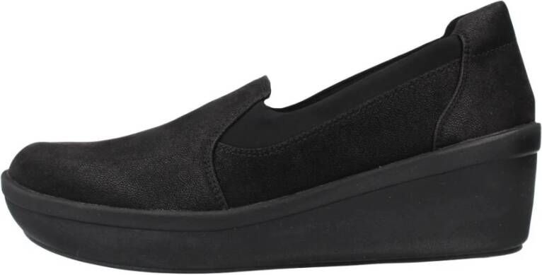 Clarks Wedges Black Dames