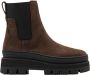 Clarks Winter Bruin Leren Enkellaarzen Brown Dames - Thumbnail 1