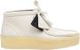 Clarks Witte Suède Chukka Laars White Dames - Thumbnail 1