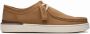 Clarks Witte zool Wally veterschoen Beige Heren - Thumbnail 1