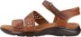 Clarks Zomer Platte Sandalen Brown Dames - Thumbnail 1