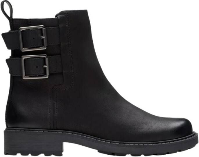 Clarks Zwart Orinoco 2 Bay Moon Boot Black Dames