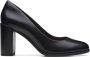 Clarks Zwarte Court Pumps voor Vrouwen Black Dames - Thumbnail 1